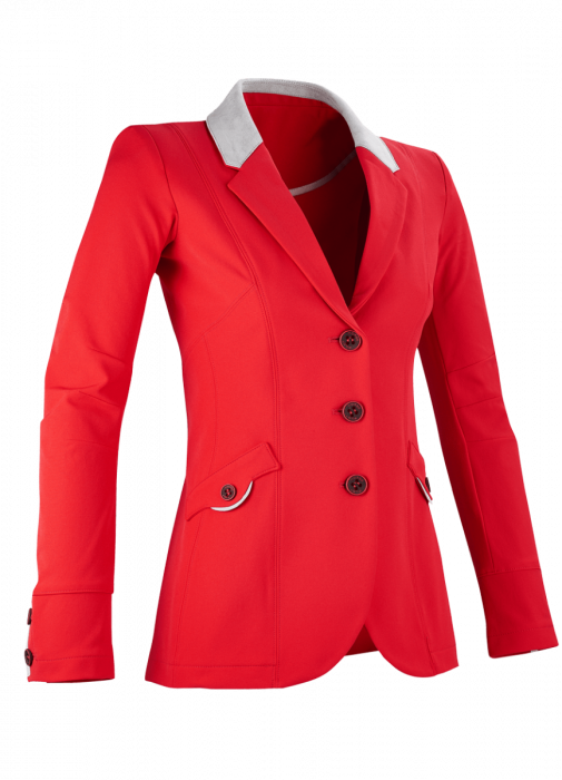 veste rouge femme